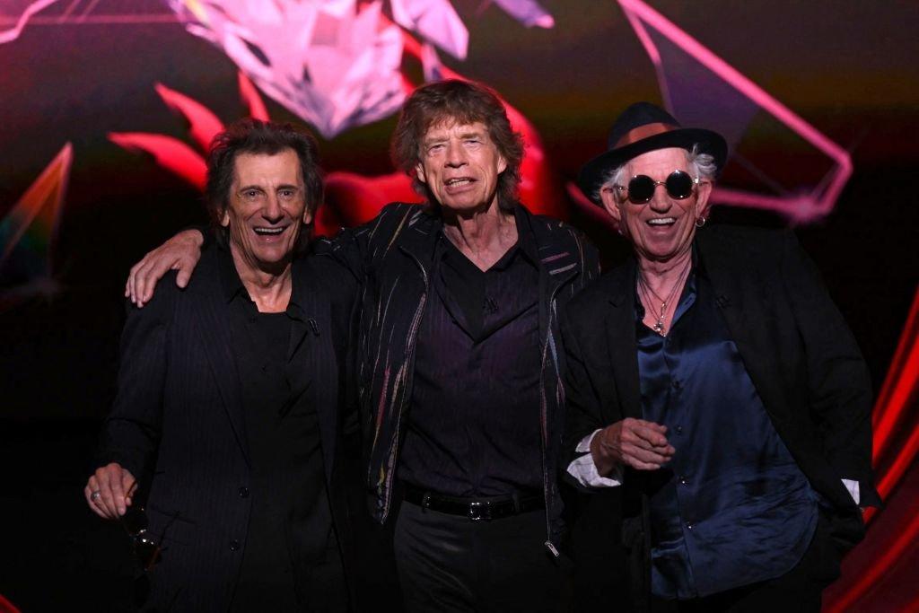 Ron Wood, Mick Jagger and Keith Richards of the Rolling Stones Hackney Diamonds release